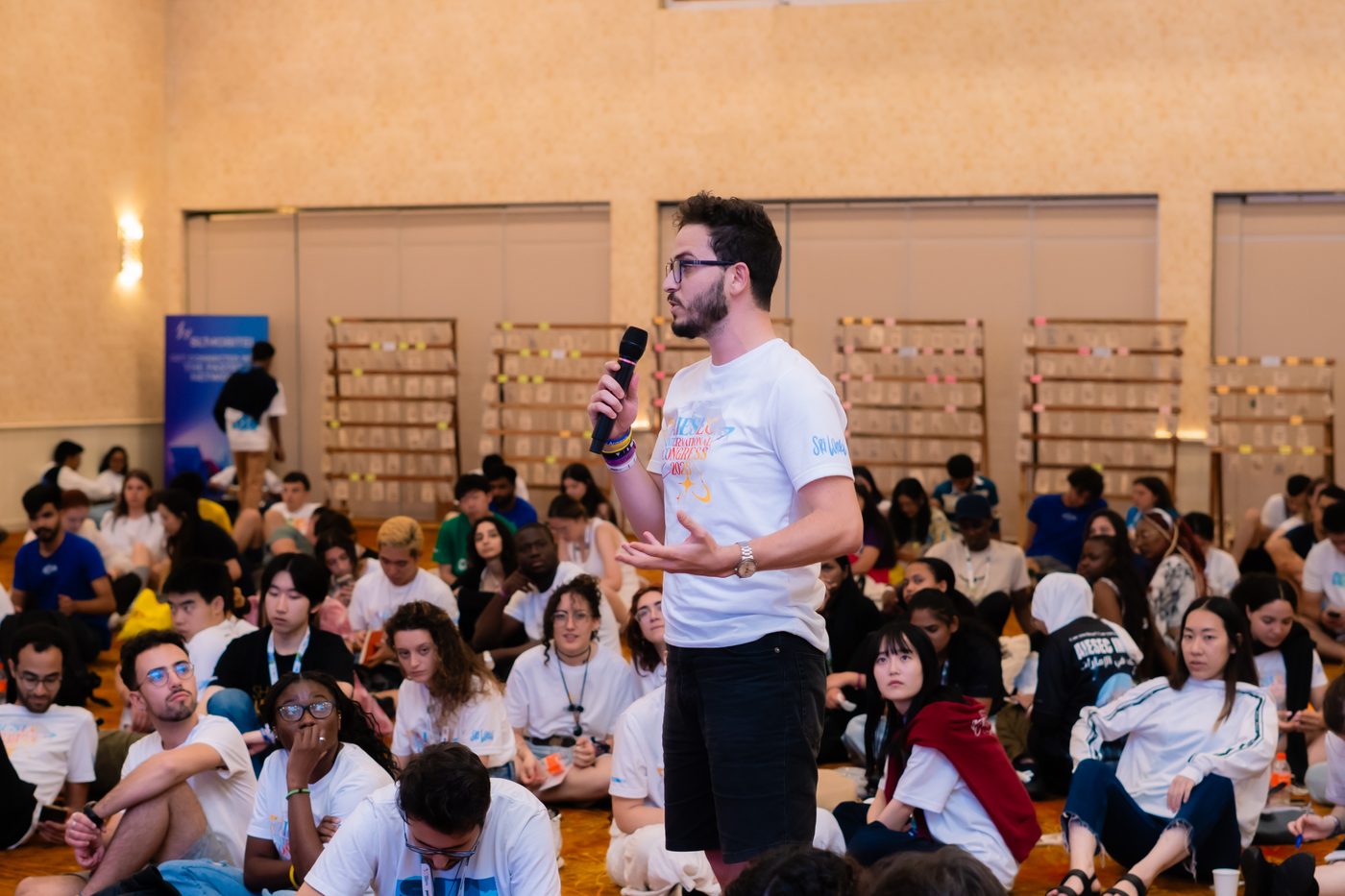 AIESEC Workshop mit Speaker und Publikum