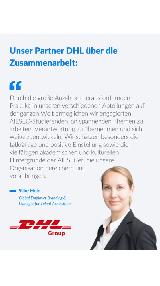 Testimonial unseres Partners DHL Group – Silke Heck, Global Head of Employer Branding